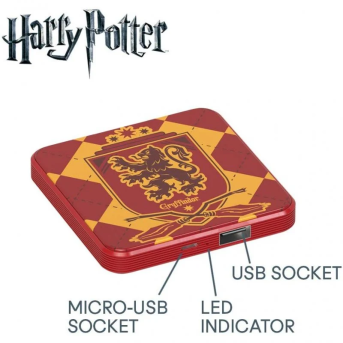 Powerbank 4000 mAh Gryffindor - Harry Potter
