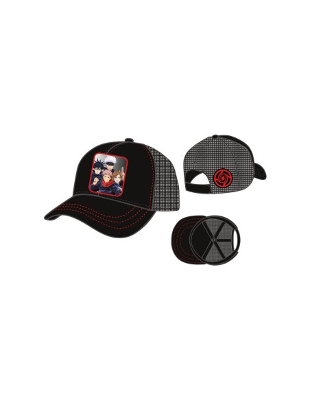gorra-jujutsu-kaisen-trucker-negro