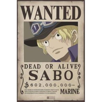 Poster Wanted Sabo - One Piece