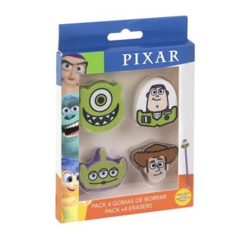 Goma de borrar pack de 4 Pixar