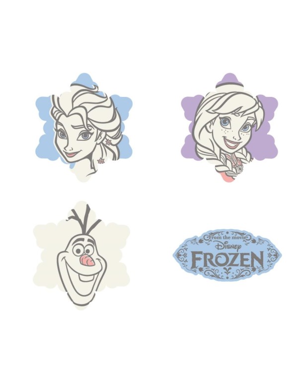 Goma de borrar 4 pcs Frozen 2