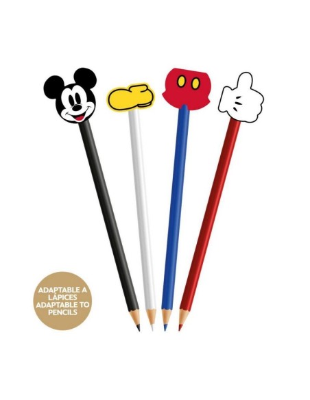 Goma de Borrar Pack x4 Mickey Mouse Back To School