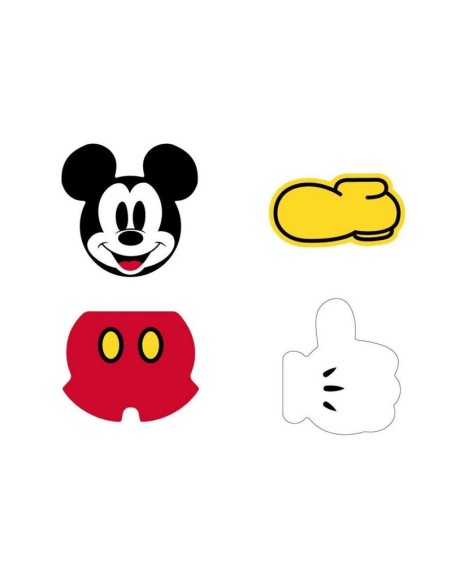 Goma de Borrar Pack x4 Mickey Mouse Back To School