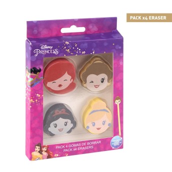 pack-4-princesas-goma-de-borrar-disney