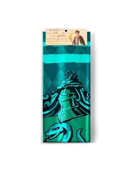 Toalla de Microfibra Harry Potter - Slytherin Exclusiva REINO de juguetes