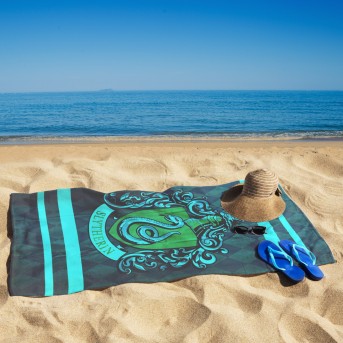 Toalla de Microfibra Harry Potter - Slytherin Exclusiva REINO de juguetes