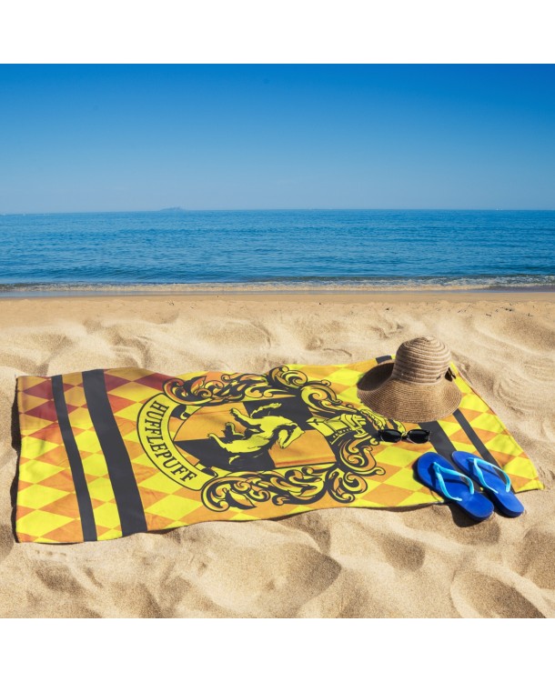 Toalla de Microfibra Harry Potter - Hufflepuff Exclusiva REINO de juguetes