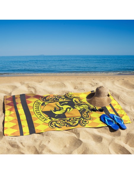 Toalla de Microfibra Harry Potter - Hufflepuff Exclusiva REINO de juguetes