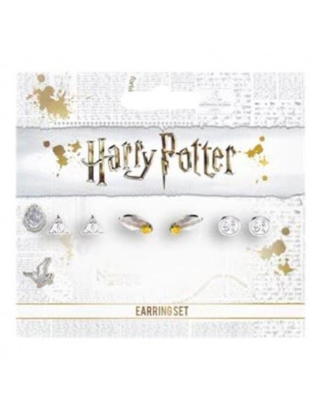 Set Pendientes Reliquias de la Muerte