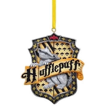 ADORNO NAVIDAD ESCUDO HUFFLEPUFF
