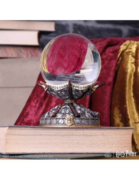 BOLA DE CRISTAL CON SOPORTE HECHO DE VARITAS