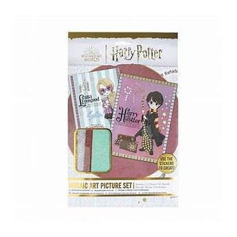 SET PEGATINAS MOSAICO HARRY POTTER Y LUNA LOVEGOOD