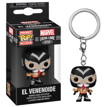 Marvel-Lucha-Libre-Llaveros-Pocket-POP-El-Venenoide