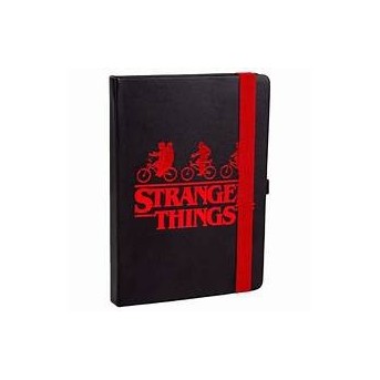 LIBRETA CON GOMA STRANGER THINGS