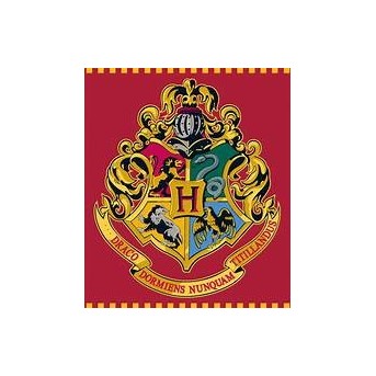 MANTA PREMIUM HOGWARDS CORALINA 120X150cm  HARRY POTTER