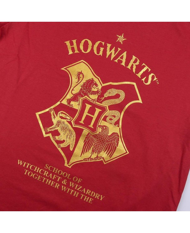 PIJAMA CORTO MUJER HOGWARTS HARRY POTTER