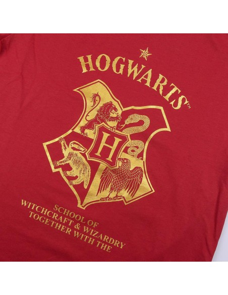 PIJAMA CORTO MUJER HOGWARTS HARRY POTTER
