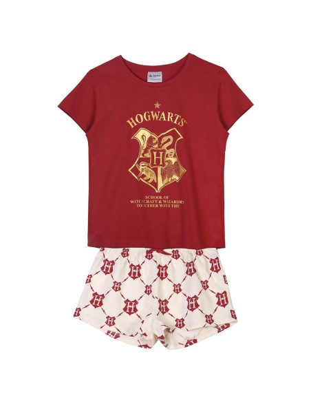 PIJAMA CORTO MUJER HOGWARTS HARRY POTTER