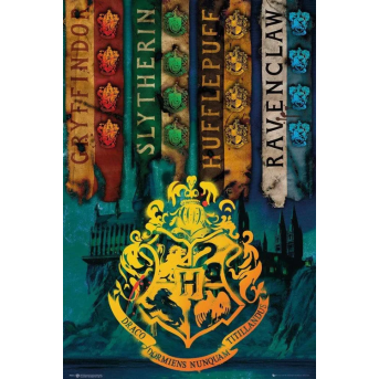 Poster House Flags Harry Potter