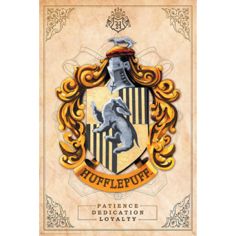 Poster Escudo Hufflepuff Harry Potter