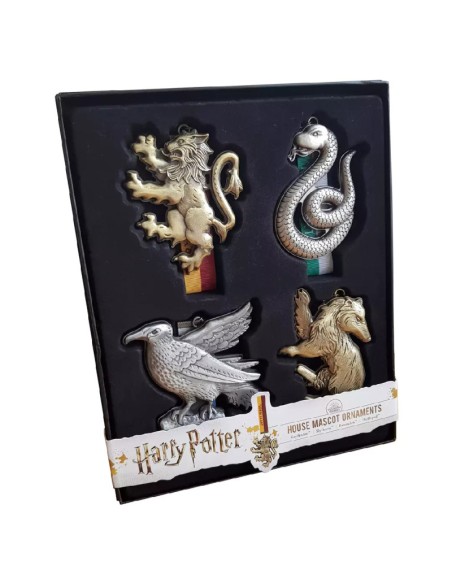 Adornos de las mascotas de las 4 casas - Harry Potter